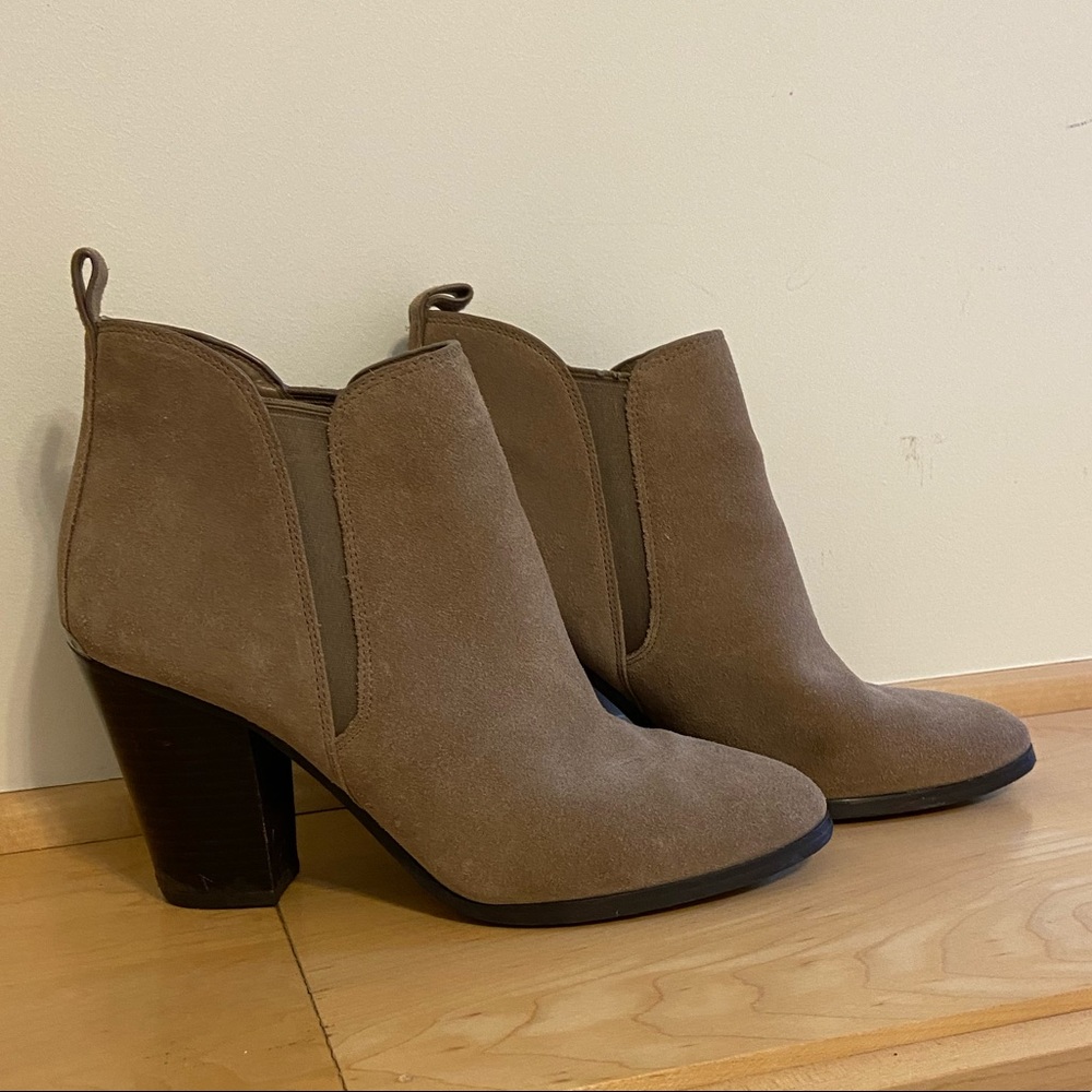 Tan Suede Michael Kors Booties